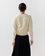 Load image into Gallery viewer, Minna Cardigan in Cream Cotton/Cashmere