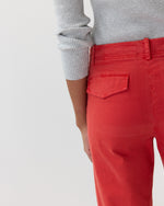 Load image into Gallery viewer, Weekender Pant in Vermillion Stretch Twill