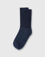 Load image into Gallery viewer, Solid Crew Socks in Navy