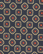 Load image into Gallery viewer, Silk Print Tie in Pacific/Purple/Berry Foulard