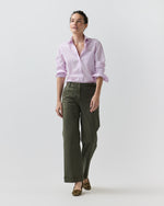 Load image into Gallery viewer, Sidney Shirt in Pink/White Hairline Stripe Poplin