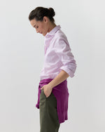Load image into Gallery viewer, Sidney Shirt in Pink/White Hairline Stripe Poplin