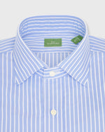 Load image into Gallery viewer, Spread Collar Dress Shirt in Dutch/White Stripe Poplin