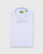 Load image into Gallery viewer, Spread Collar Dress Shirt in Blue University Stripe Lightweight Oxford