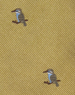 Load image into Gallery viewer, Silk Club Tie in Yellow/Smoke/Sky Kingfisher