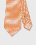 Load image into Gallery viewer, Silk Print Tie in Persimmon/Chalk Mini Floral