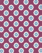 Load image into Gallery viewer, Silk Print Tie in Eggplant/Dutch/Chalk Foulard