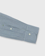 Load image into Gallery viewer, Otto Handmade Sport Shirt in Blue/Sage Gingham Brushed Twill