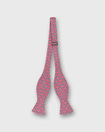 Load image into Gallery viewer, Silk Bow Tie in Coral Diamond Links