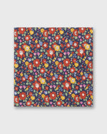 Load image into Gallery viewer, Anyway Scarf in Navy/Multi Betsy Meadow Liberty Fabric