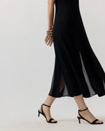 Load image into Gallery viewer, Laure Midi Dress in Noir