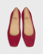 Load image into Gallery viewer, Cecelia Flat in Deep Red Suede