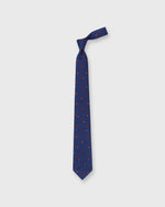 Load image into Gallery viewer, Silk Club Tie in Blue/Red Ping Pong