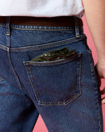 Load image into Gallery viewer, Clift Straight Leg Jean in Medium Wash Stretch Denim