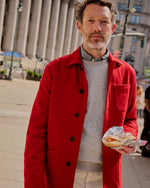 Load image into Gallery viewer, Chore Jacket in Red Melton