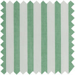 Load image into Gallery viewer, Made-to-Order Mandarin Tunic in Green/White Corded Stripe