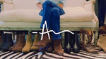Load and play video in Gallery viewer, Short Cowboy Boot in Black Suede