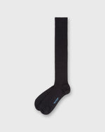 Load image into Gallery viewer, Over-The-Calf Dress Socks in Charcoal Extra Fine Merino