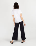Load image into Gallery viewer, Short-Sleeved Relaxed Tee White Pima Cotton