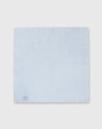 Load image into Gallery viewer, Hand-Rolled Pocket Square Sky Cotolino/White Edge