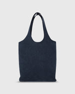 Load image into Gallery viewer, Paola Bucket Bag Navy Suede