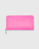 Load image into Gallery viewer, Zip Wallet Bright Pink Leather