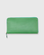 Load image into Gallery viewer, Zip Wallet Green Leather