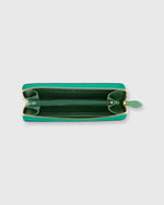 Load image into Gallery viewer, Zip Wallet Green Leather