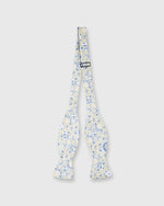 Load image into Gallery viewer, Cotton Print Bow Tie Sage/Blue Floral