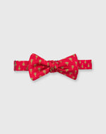 Load image into Gallery viewer, Silk Club Bow Tie Red Christmas Tree
