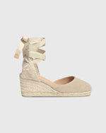 Load image into Gallery viewer, Low Carina Espadrille Sand Canvas