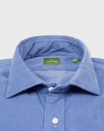 Load image into Gallery viewer, Spread Collar Sport Shirt in Periwinkle Corduroy