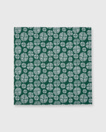 Load image into Gallery viewer, Bandana Green Pom Flower Print Poplin