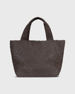 Load image into Gallery viewer, Mercato Handwoven Tote in Chocolate Leather