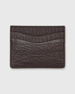 Load image into Gallery viewer, Card Holder Chocolate Sharkskin Leather