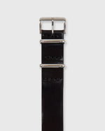 Load image into Gallery viewer, One-Piece Watch Strap Black Leather