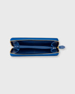Load image into Gallery viewer, Zip Wallet in Cobalt Leather