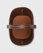 Load image into Gallery viewer, Bucket Tote in Dark Brown Leather
