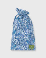 Load image into Gallery viewer, Button-Front Boxer Short in Blue Virginia Meadow Liberty Fabric
