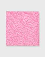 Load image into Gallery viewer, Hand-Rolled Cotton Pocket Square in Pink Glennjade Liberty Fabric
