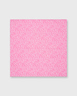 Load image into Gallery viewer, Hand-Rolled Cotton Pocket Square in Pink Glennjade Liberty Fabric