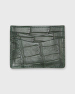 Load image into Gallery viewer, Card Holder in Green Matte Alligator