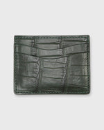 Load image into Gallery viewer, Card Holder in Green Matte Alligator