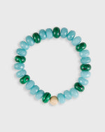 Load image into Gallery viewer, Semi Precious Beaded Bracelet in Cactus
