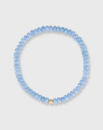 Load image into Gallery viewer, Semi Precious Beaded Choker in Dusty Blue Cloud