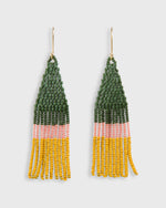 Load image into Gallery viewer, Franjette Earrings in Olive