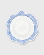 Load image into Gallery viewer, Scallop Edge Placemat in Blue/White Glenjade Liberty Fabric