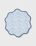Load image into Gallery viewer, Scallop Edge Placemat in Blue/White Hope Springs Liberty Fabric