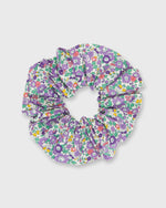 Load image into Gallery viewer, Large Scrunchie in Purple Multi Betsy Ann Liberty Fabric