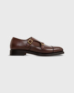 Load image into Gallery viewer, Double Monk Strap in Espresso Calfskin